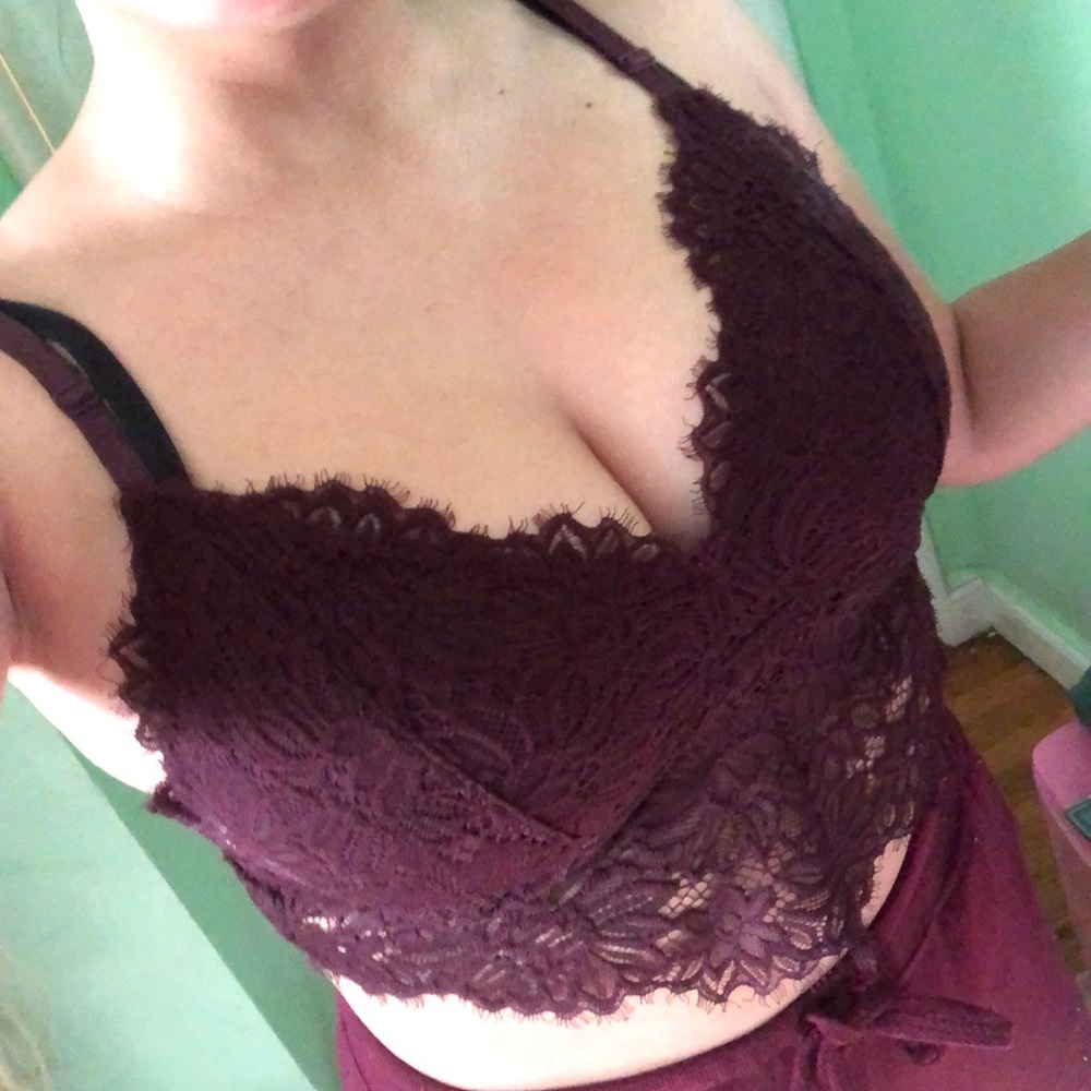 Burgundy Aerie Bralette Medium